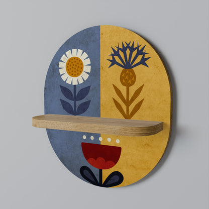 SCANDIC FLORET Dekoratives Wandregal
