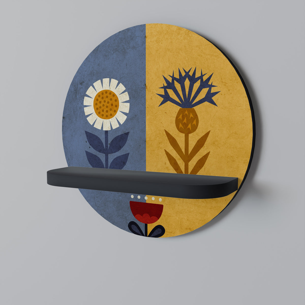 SCANDIC FLORET Dekoratives Wandregal