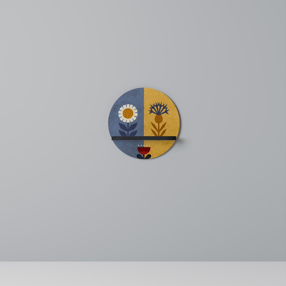 SCANDIC FLORET Dekoratives Wandregal