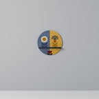 SCANDIC FLORET Rundes Kunstregal in Schwarz