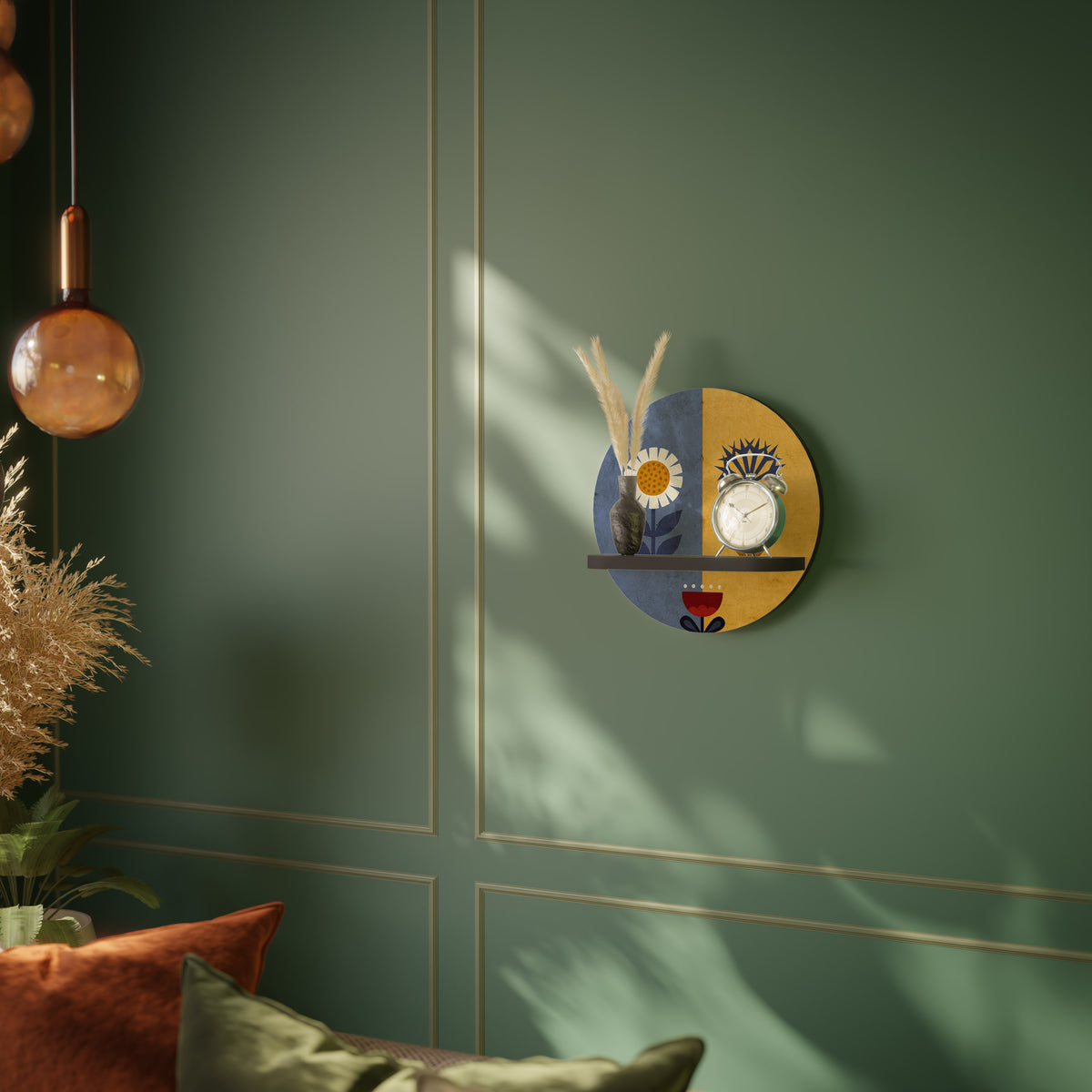 SCANDIC FLORET Dekoratives Wandregal