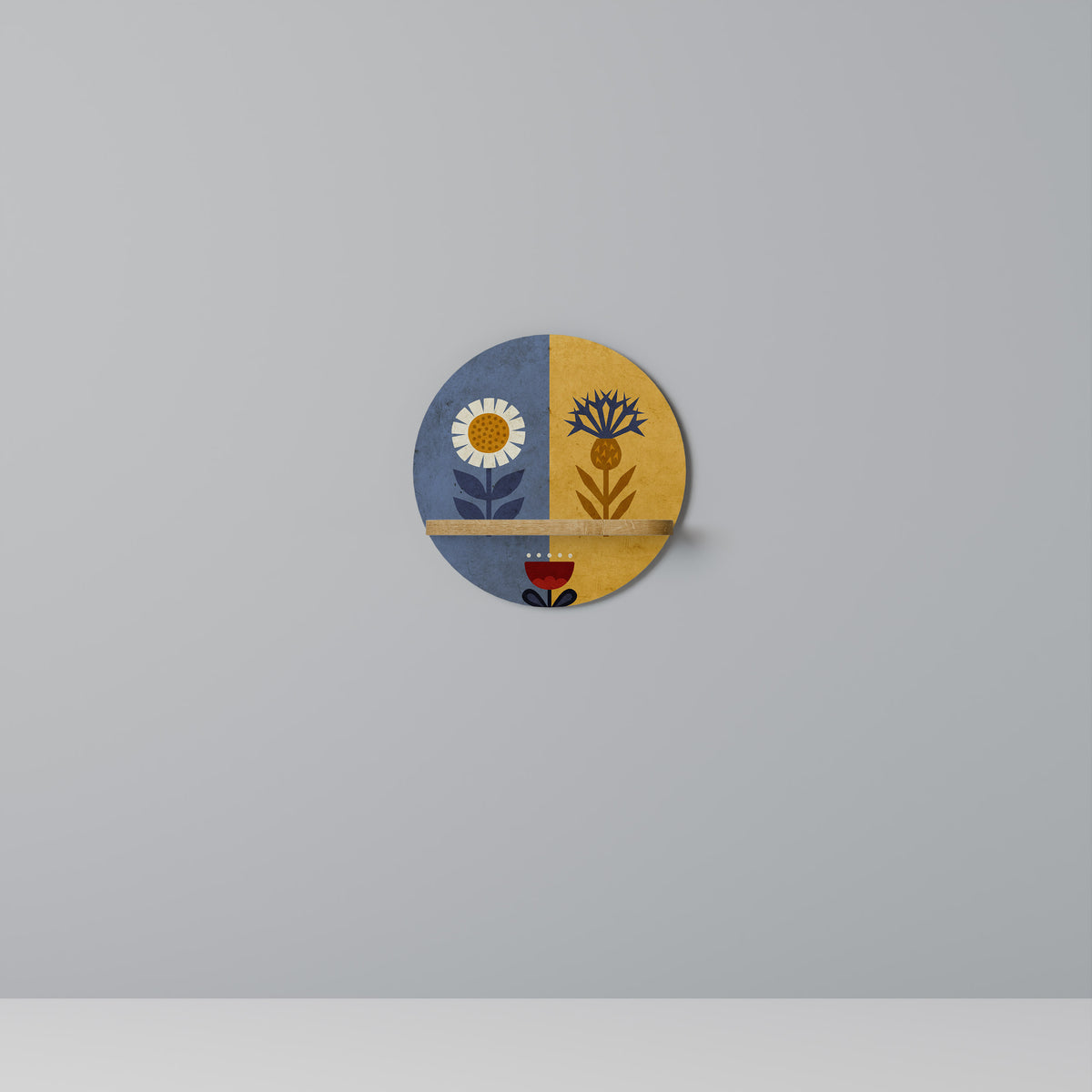 SCANDIC FLORET Dekoratives Wandregal