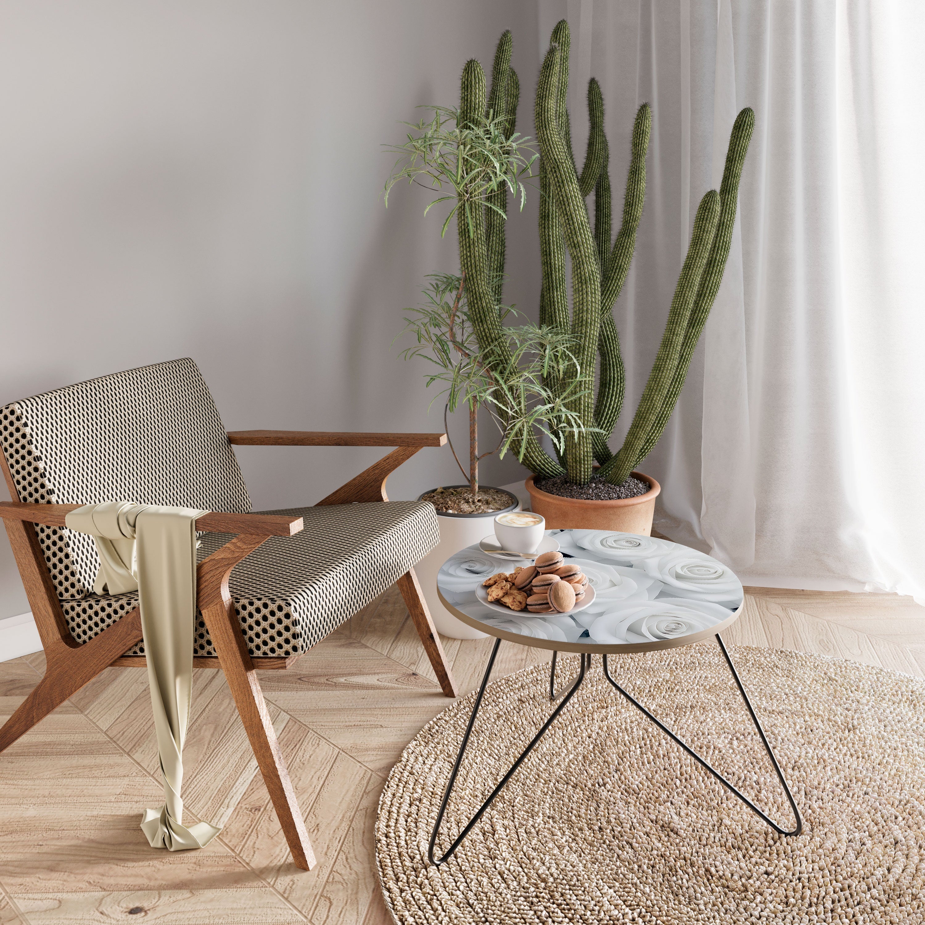 ELEGANZ IN WEISS Couchtisch 60