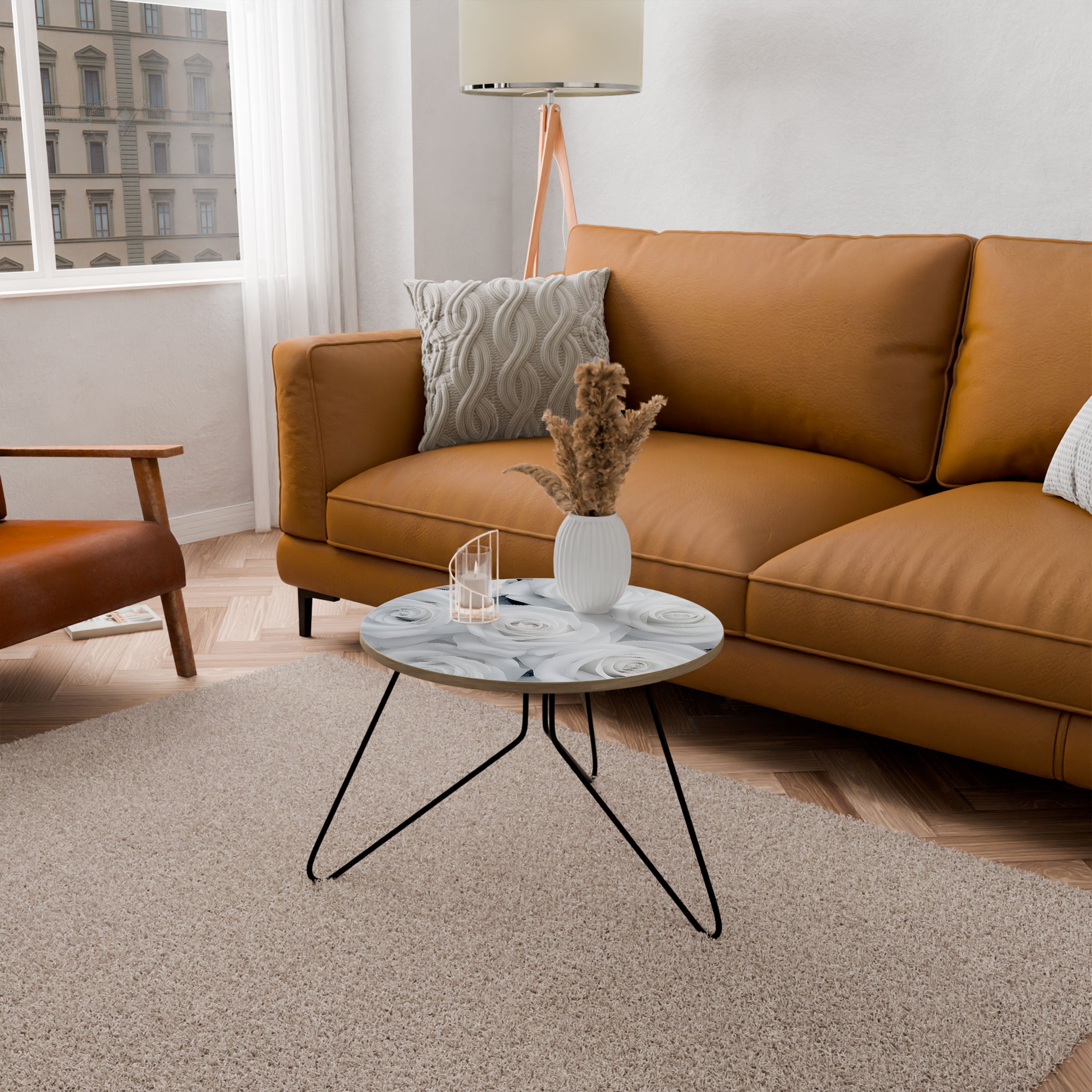 ELEGANZ IN WEISS Couchtisch 60