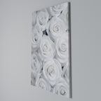 ELEGANCE IN WHITE Vertical Canvas Print