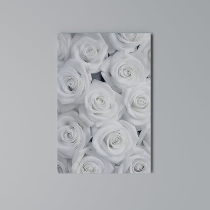 ELEGANCE IN WHITE Vertical Canvas Print