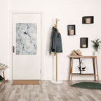 ELEGANCE IN WHITE Selbstklebendes Poster - Hochformat