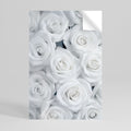 ELEGANCE IN WHITE Selbstklebendes Poster - Hochformat