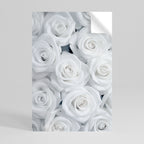 ELEGANCE IN WHITE Selbstklebendes Poster - Hochformat
