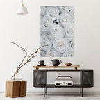 ELEGANCE IN WHITE Selbstklebendes Poster - Hochformat