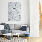 ELEGANCE IN WHITE Selbstklebendes Poster - Hochformat