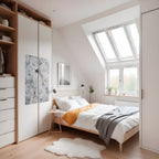 ELEGANCE IN WHITE Selbstklebendes Poster - Hochformat