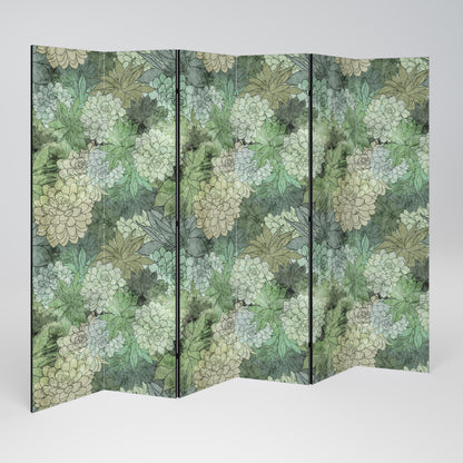 SUCCULENT CLUSTER 6-teiliger Paravent