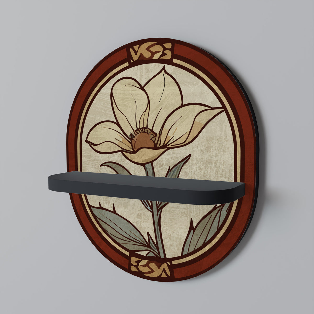 TIMELESS FLORA Dekoratives Wandregal