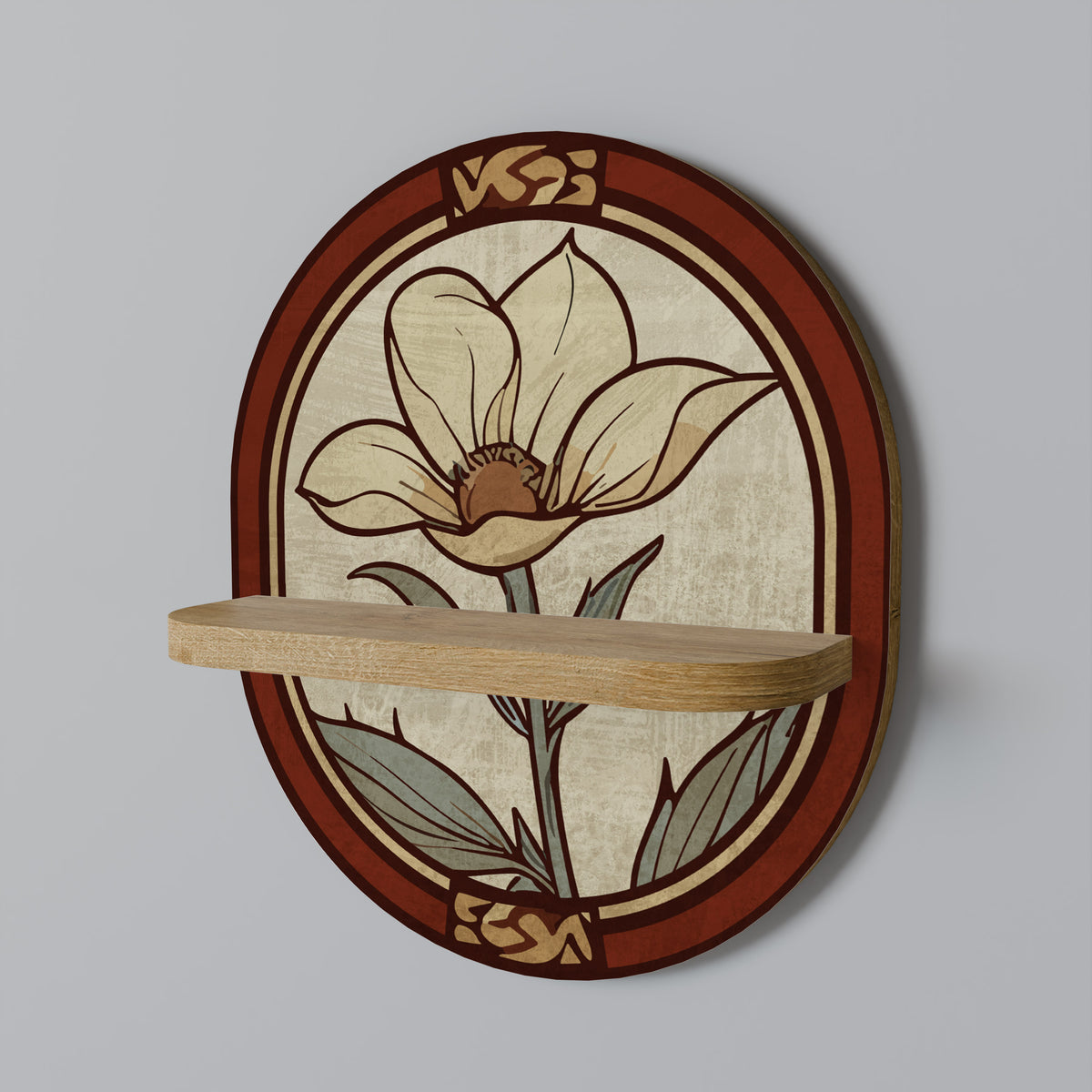 TIMELESS FLORA Dekoratives Wandregal