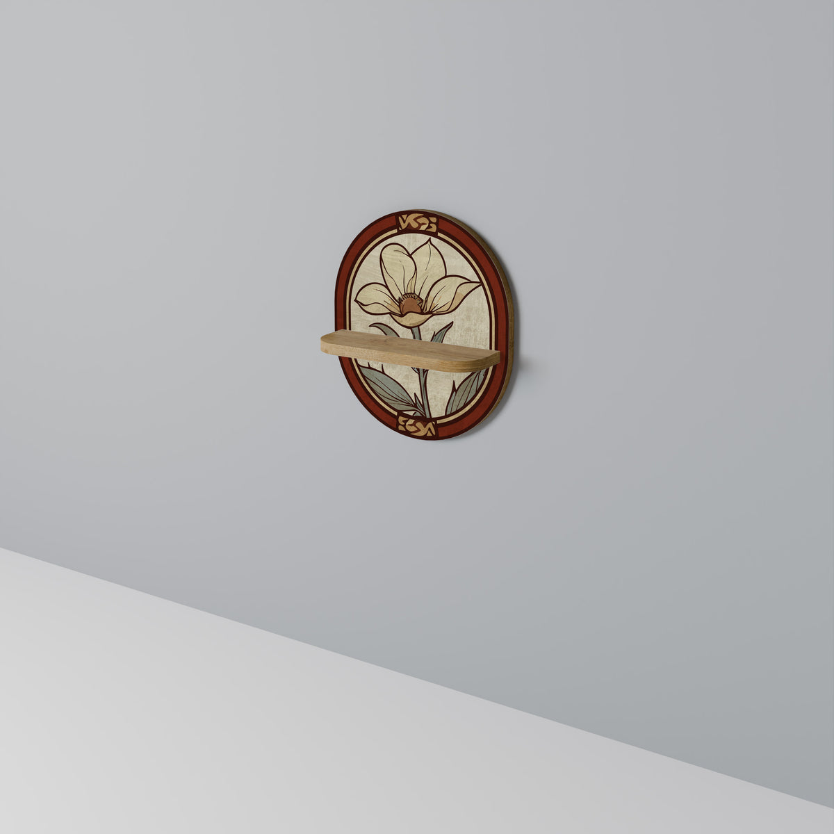 TIMELESS FLORA Dekoratives Wandregal