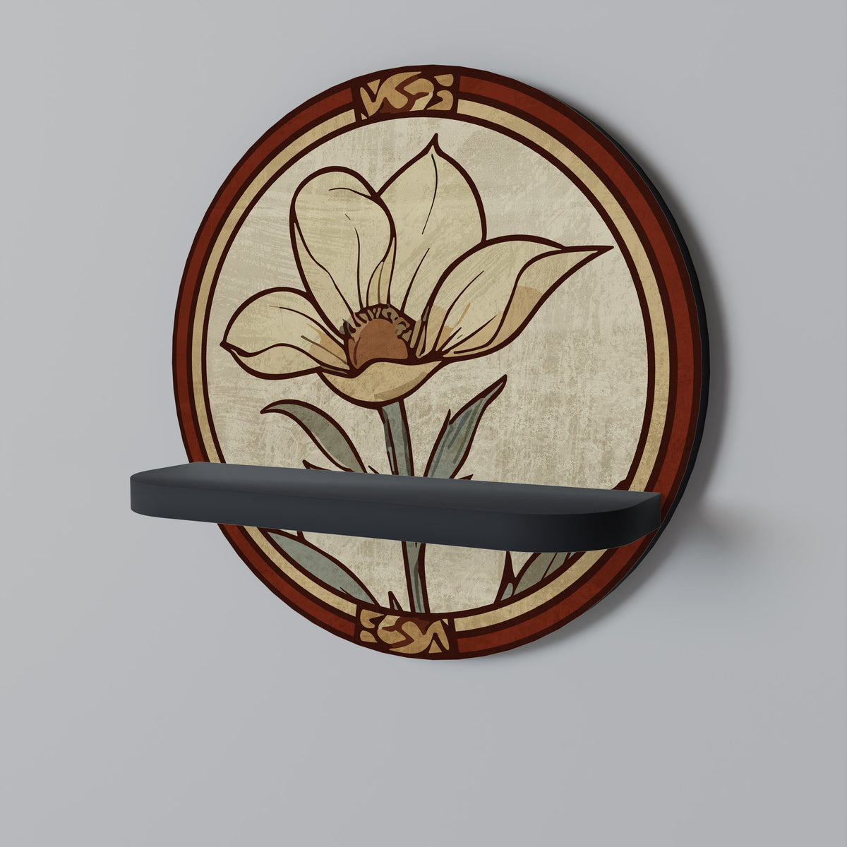 TIMELESS FLORA Dekoratives Wandregal