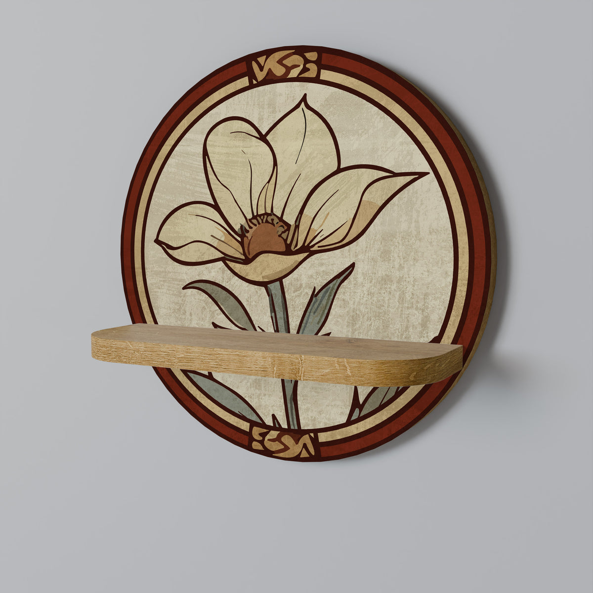 TIMELESS FLORA Dekoratives Wandregal
