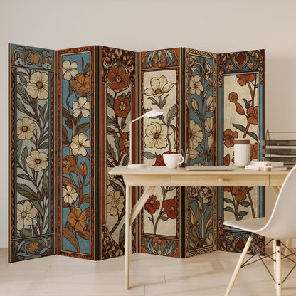 TIMELESS FLORA 6-teiliger Paravent