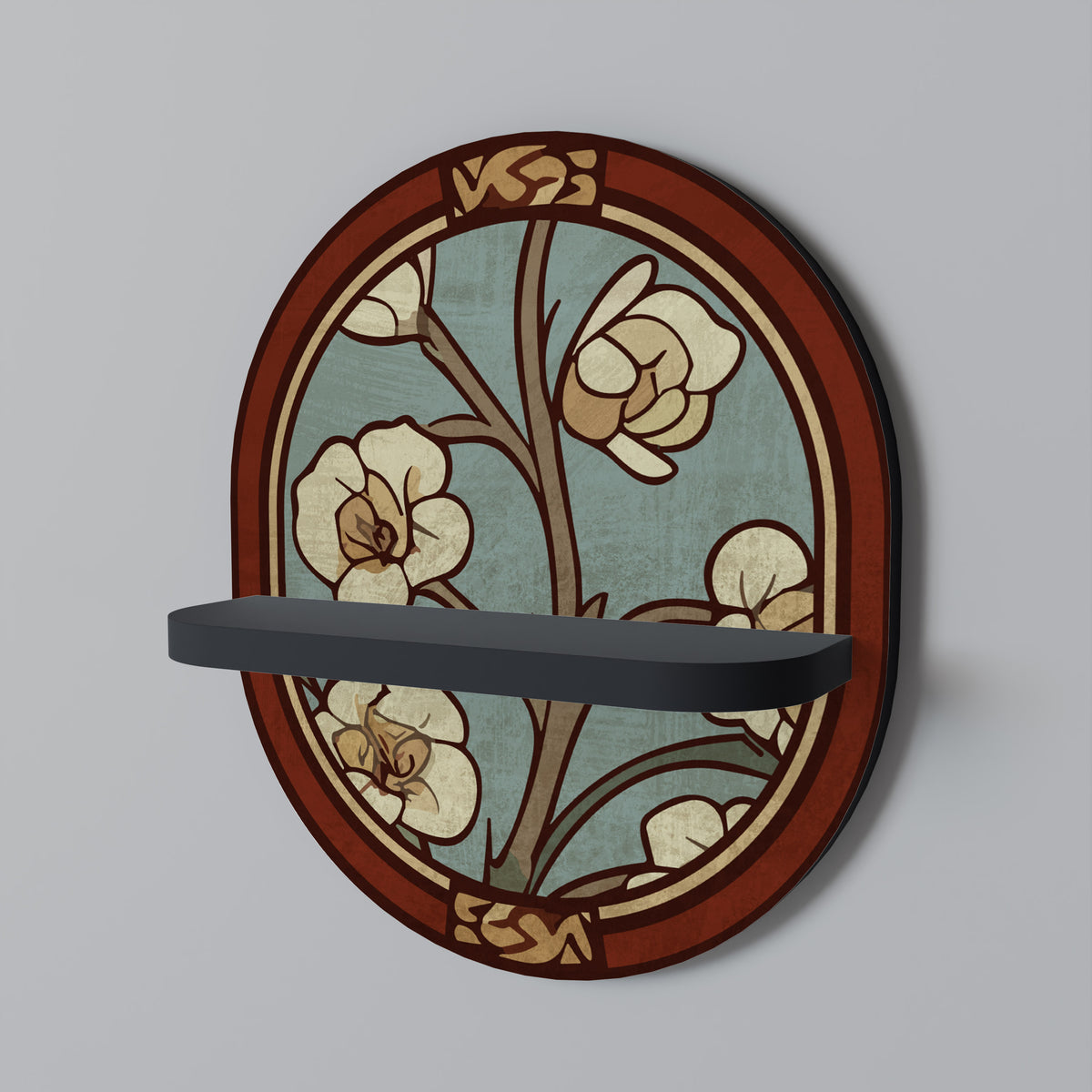 ORNATE PETALS Dekoratives Wandregal
