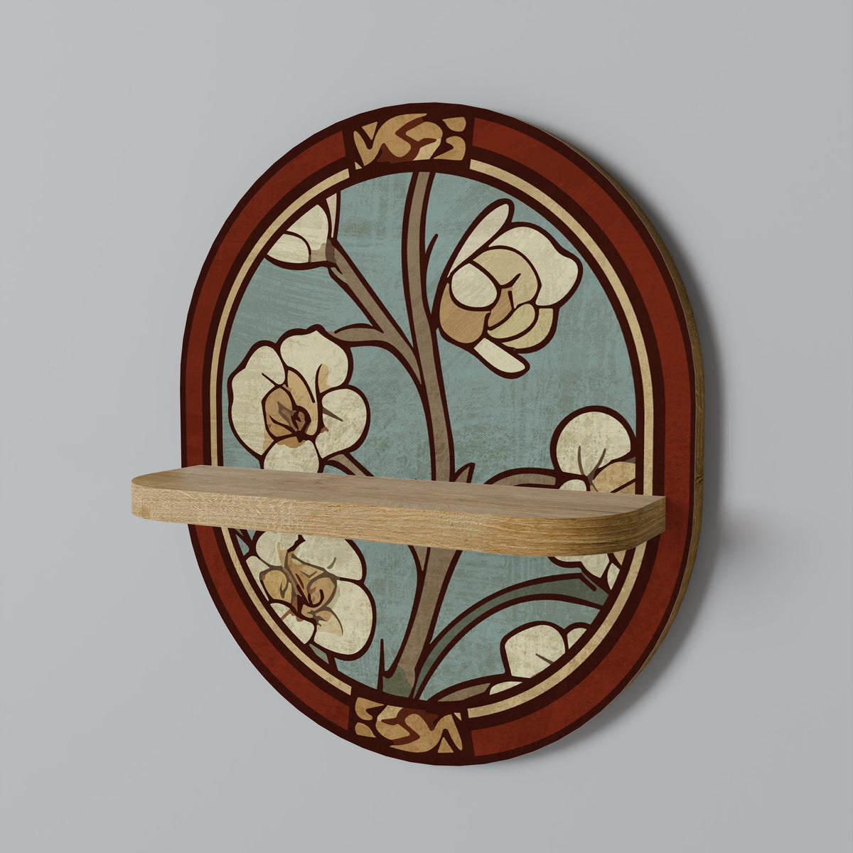 ORNATE PETALS Dekoratives Wandregal