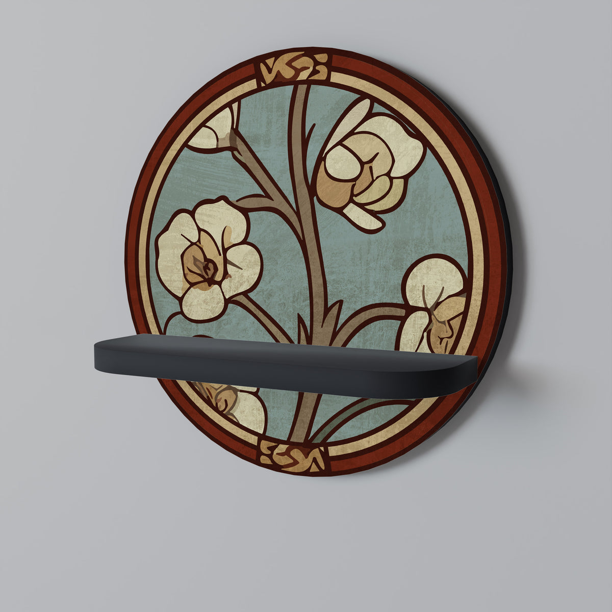 ORNATE PETALS Dekoratives Wandregal