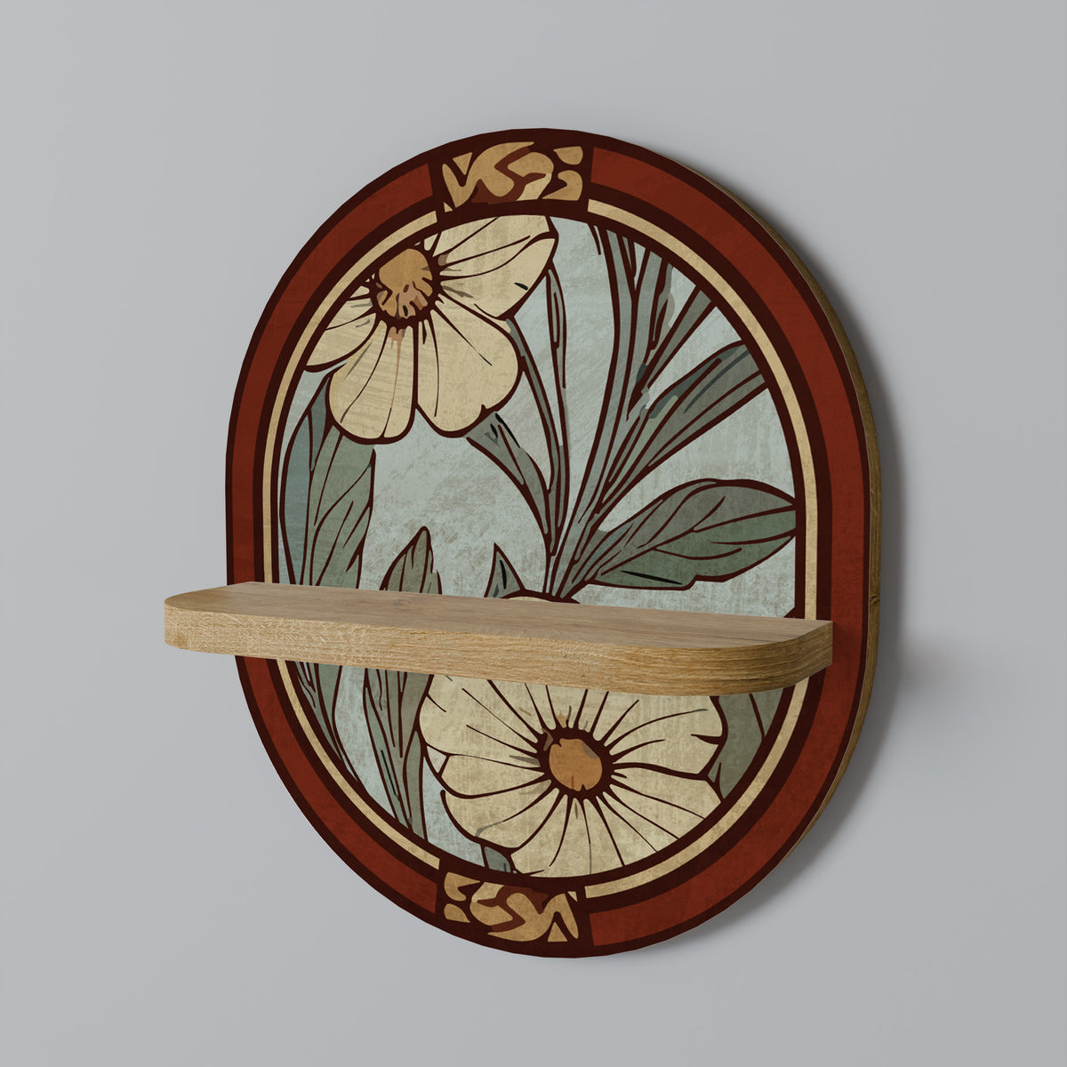 HERITAGE BLOSSOM Dekoratives Wandregal