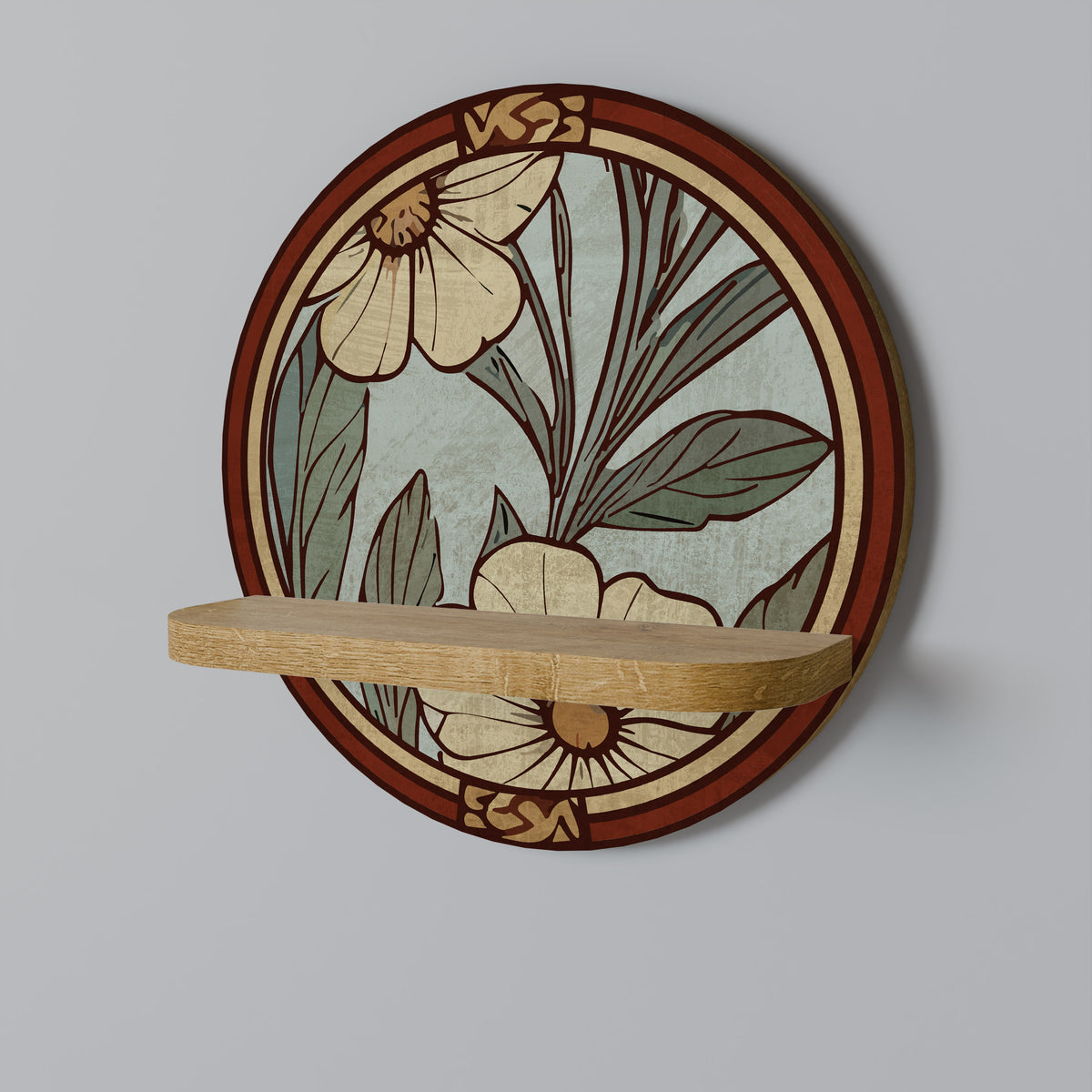 HERITAGE BLOSSOM Dekoratives Wandregal