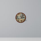 HERITAGE BLOSSOM Rundes Kunstregal in Eiche-Optik