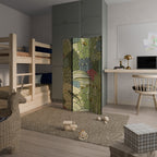 SUCCULENTS KALEIDOSCOPE Dekorativer Paravent - 3-teilig