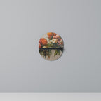 STYLISH BEAUTY Ovales Kunstregal in Schwarz