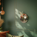 STYLISH BEAUTY Ovales Kunstregal in Schwarz