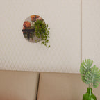 STYLISH BEAUTY Ovales Kunstregal in Schwarz