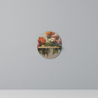 STYLISH BEAUTY Ovales Kunstregal in Eiche-Optik