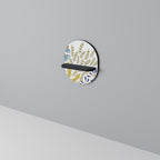 HELLO SPRING Ovales Kunstregal in Schwarz