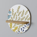 HELLO SPRING Ovales Kunstregal in Eiche-Optik