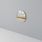 HELLO SPRING Ovales Kunstregal in Eiche-Optik