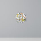 HELLO SPRING Rundes Kunstregal in Eiche-Optik