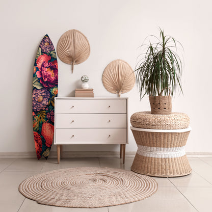 BLOOMING ELEGANCE Deko-Surfboard