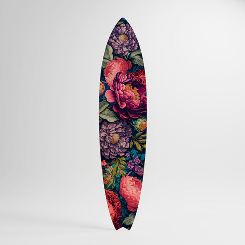 BLOOMING ELEGANCE Deko-Surfboard