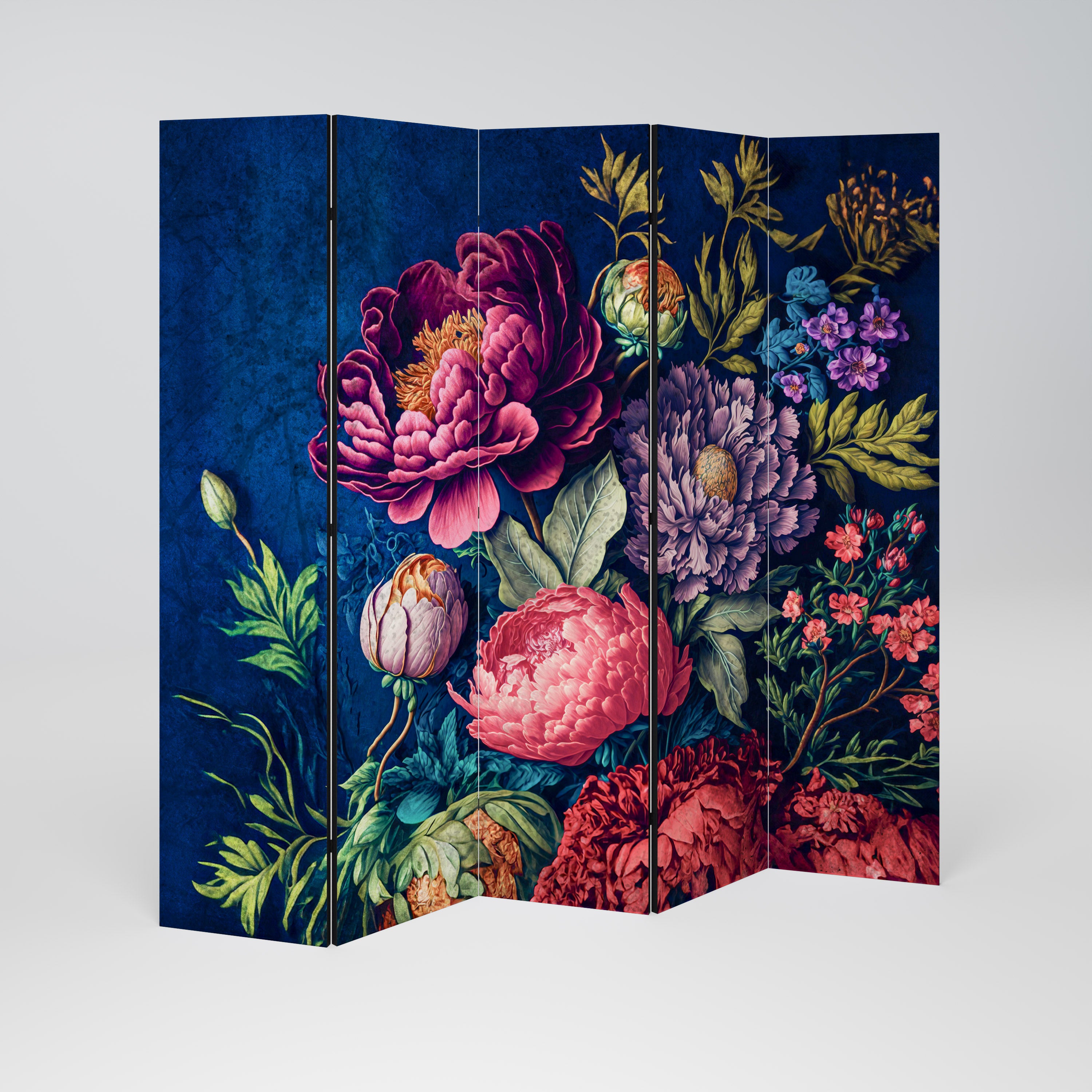 BLOOMING ELEGANCE 5-teiliger Paravent