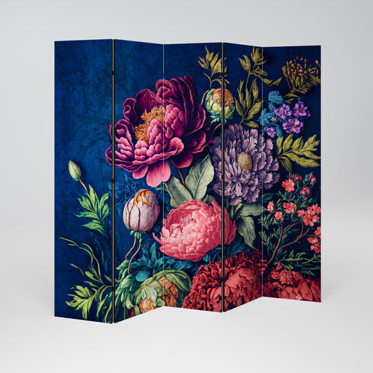 BLOOMING ELEGANCE 5-teiliger Paravent