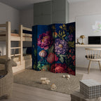 BLOOMING ELEGANCE 5-teiliger Paravent