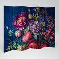 BLOOMING ELEGANCE Dekorativer Paravent - 6-teilig