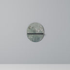 NIGHT LADY Ovales Kunstregal in Schwarz