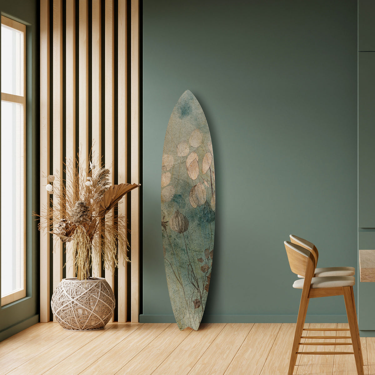 NIGHT LADY Deko-Surfboard