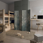 NIGHT LADY Dekorativer Paravent - 4-teilig