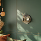 GENTLE POWER Rundes Kunstregal in Eiche-Optik