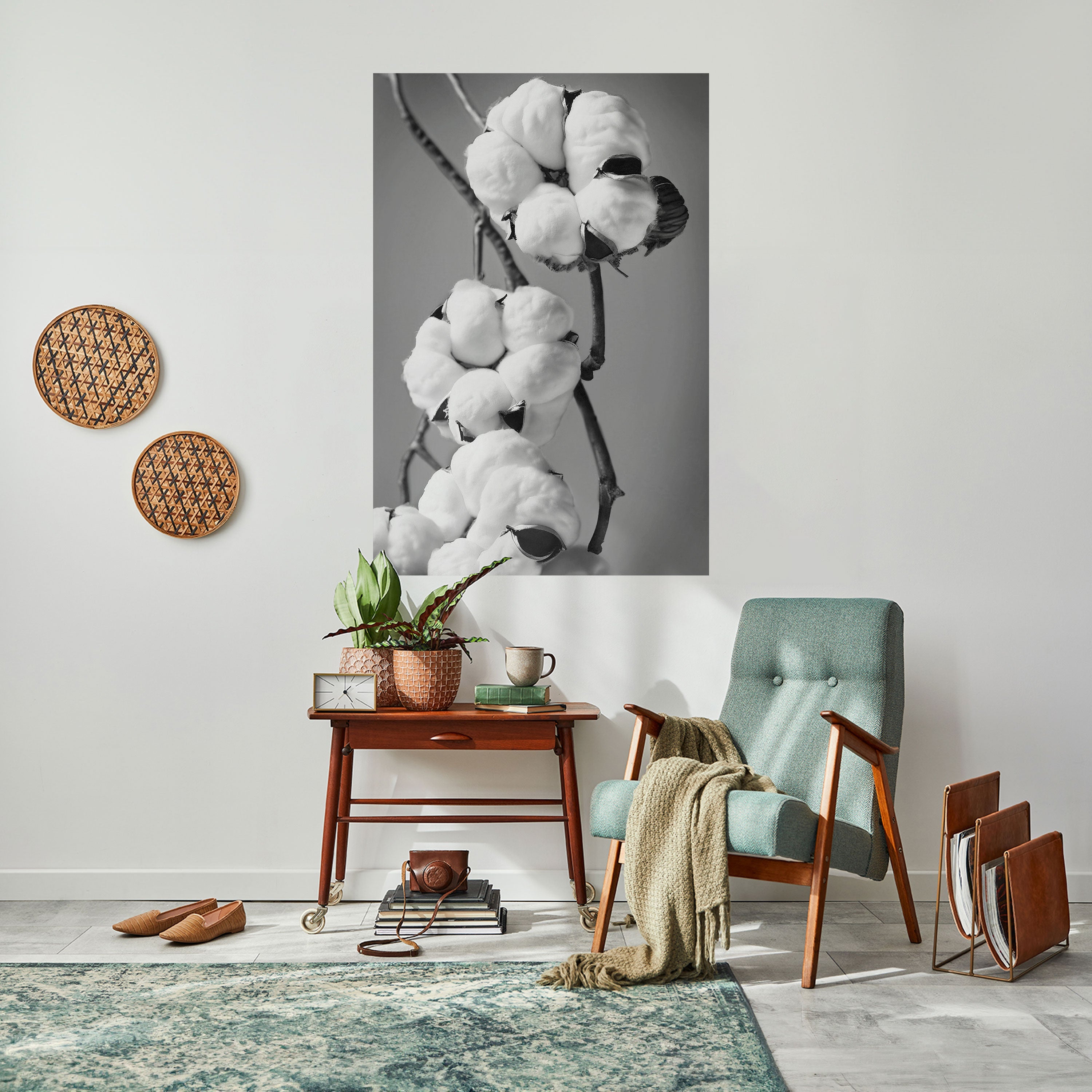 COTTON DREAMSCAPE Vertikales Poster zum Abziehen und Aufkleben