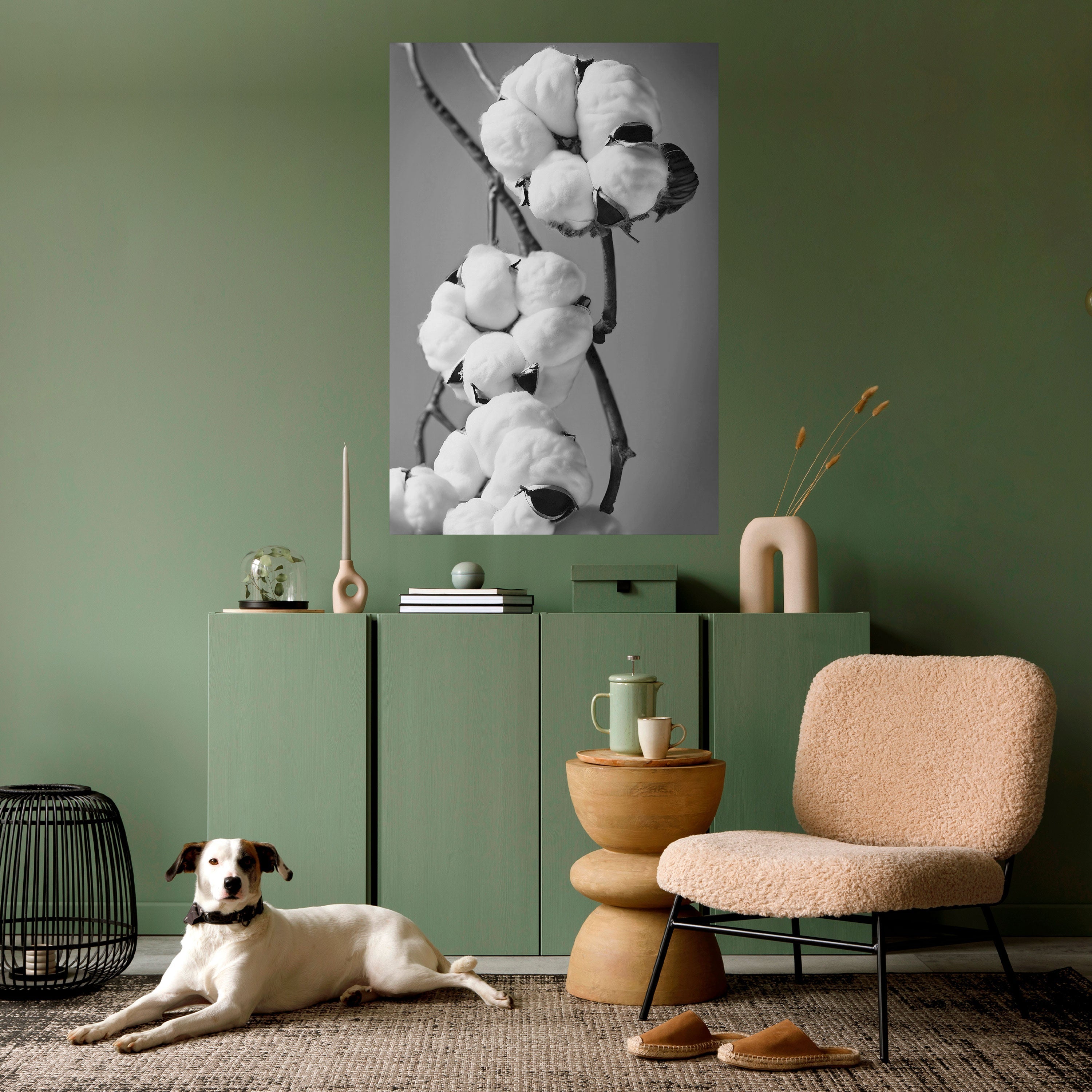 COTTON DREAMSCAPE Vertikales Poster zum Abziehen und Aufkleben